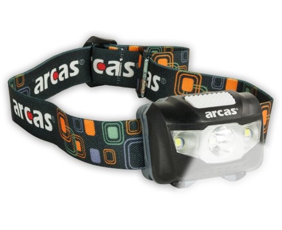 Picture of Arcas Headlight ARC5 1 LED+2 Flood light LEDs, 5 W, 160 lm, 4+3 light functions