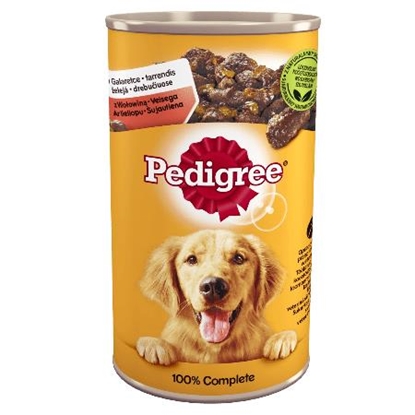 Изображение Pedigree 5900951015854 dogs moist food Beef Adult 1.2 kg