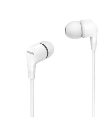 Изображение Philips TAE1105WT/00 headphones/headset Wired In-ear Music White