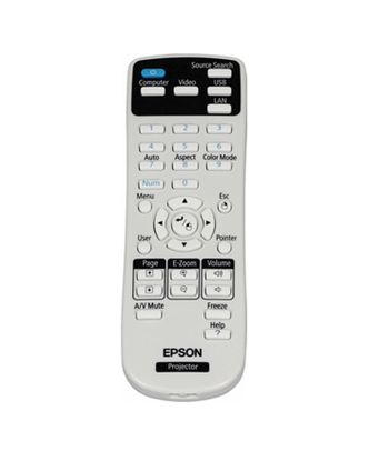 Obrazek Epson 1599176 remote control Projector Press buttons
