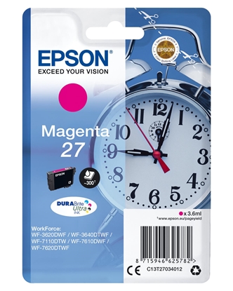 Изображение Epson DURABrite Ultra Ink 27 ink cartridge magenta T 2703