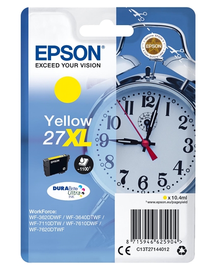 Изображение Epson DURABrite Ultra Ink 27 XL ink cartridge yellow T 2714