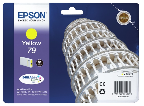 Изображение Epson DURABrite Ultra Ink 79 ink cartridge yellow T 7914