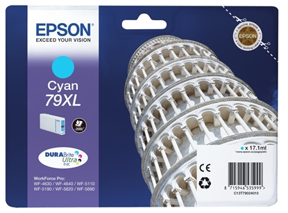 Attēls no Epson DURABrite Ultra Ink 79 XL ink cartridge cyan T 7902