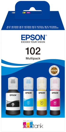 Picture of Epson EcoTank 4-colour Multipack T 102                     T 03R6