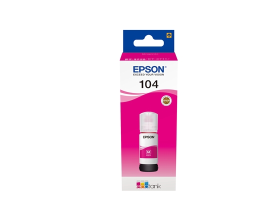 Изображение Epson EcoTank magenta T 104 65 ml               T 00P3