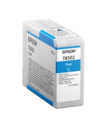 Picture of Epson ink cartridge cyan T 850 80 ml               T 8502