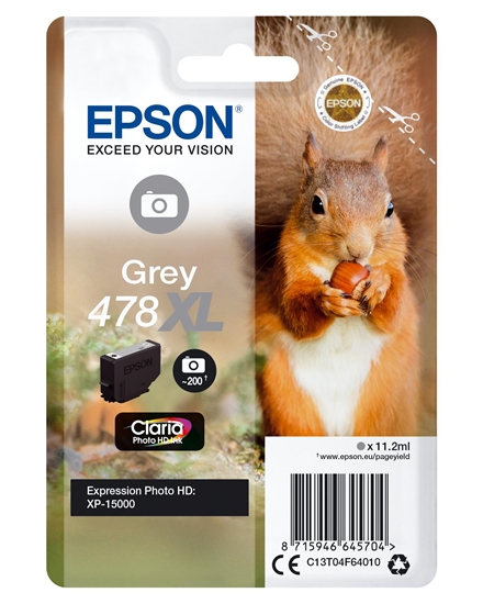 Picture of Epson ink cartridge grey Claria Photo HD 478 XL    T 04F6