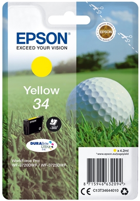 Attēls no Epson ink cartridge yellow DURABrite Ultra Ink 34    T 3464