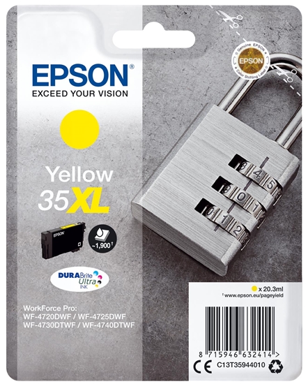 Изображение Epson ink cartridge yellow DURABrite Ultra Ink 35 XL T 3594