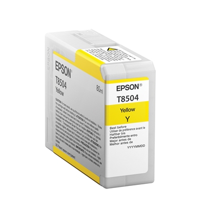 Изображение Epson ink cartridge yellow T 850 80 ml               T 8504