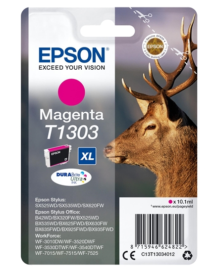 Изображение Epson ink cartridge magenta DURABrite T 130           T 1303
