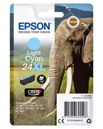 Attēls no Epson ink cartridge XL light cyan Claria Home HD       T 2435