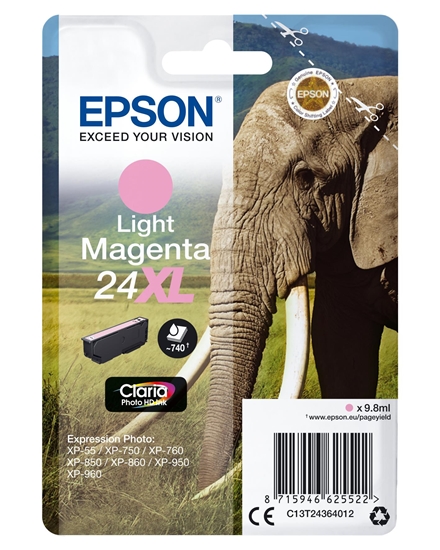 Picture of Epson ink cartridge XL light magenta Claria Photo HD   T 2436