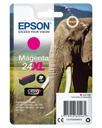 Picture of Epson ink cartridge XL magenta Claria Photo HD T 243     T 2433