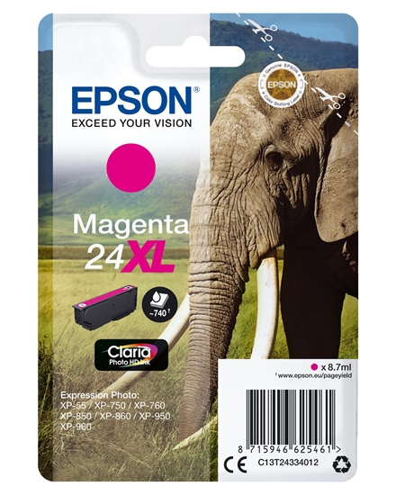 Picture of Epson ink cartridge XL magenta Claria Photo HD T 243     T 2433