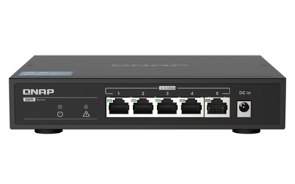 Picture of QNAP QSW-1105-5T network switch Unmanaged Gigabit Ethernet (10/100/1000) Black