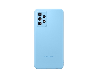 Изображение Samsung A72 Silicone Cover Blue mobile phone case 17 cm (6.7")