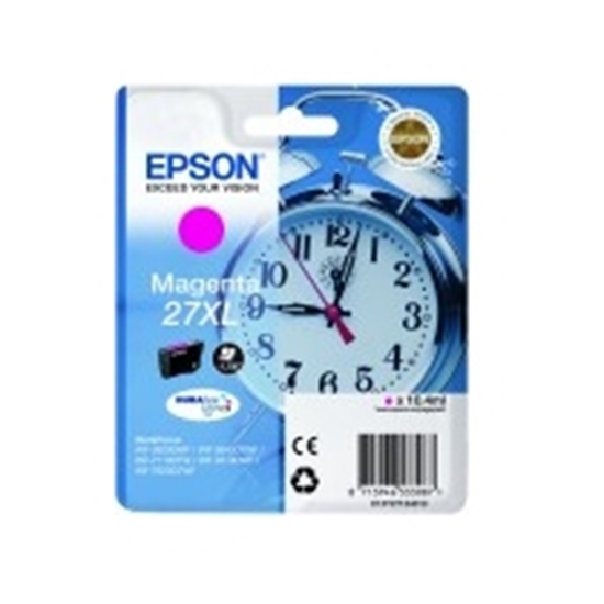 Picture of Epson Alarm clock 27XL DURABrite Ultra ink cartridge 1 pc(s) Original Magenta