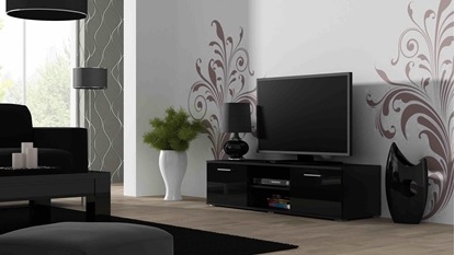 Picture of Cama TV stand SOHO 140 black/black gloss