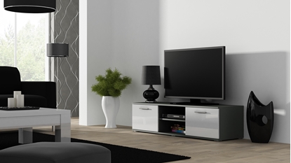 Picture of Cama TV stand SOHO 140 grey/white gloss