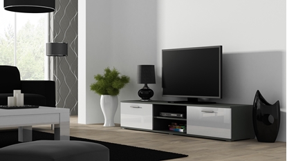 Picture of Cama TV stand SOHO 180 grey/white gloss