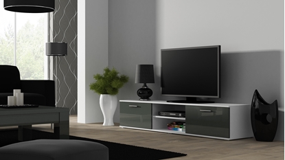 Picture of Cama TV stand SOHO 180 white/grey gloss