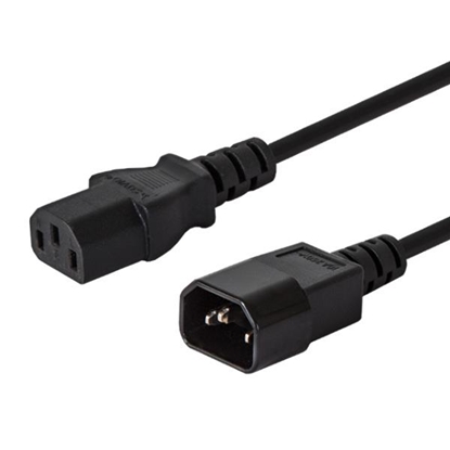 Изображение Savio CL-99 power cable Black 1.2 m C14 coupler C13 coupler