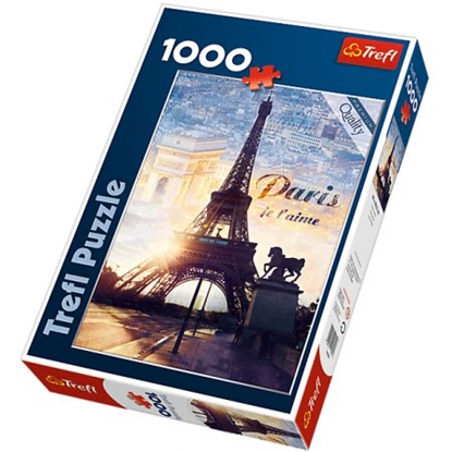Изображение Trefl Puzzle 1000 elementów Paryż o świcie (10394)