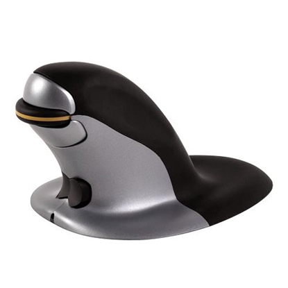 Attēls no Fellowes Penguin Ambidextrous Vertical Mouse - Large Wireless