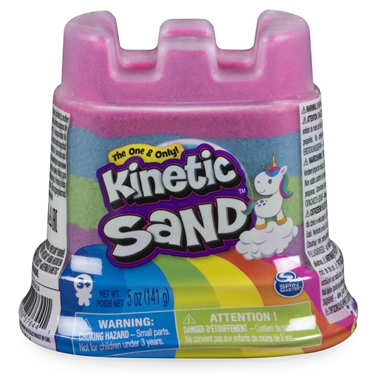Picture of Kinetic Sand , Rainbow Unicorn Multicolor 5oz Single Container, for Kids Aged 3 and Up