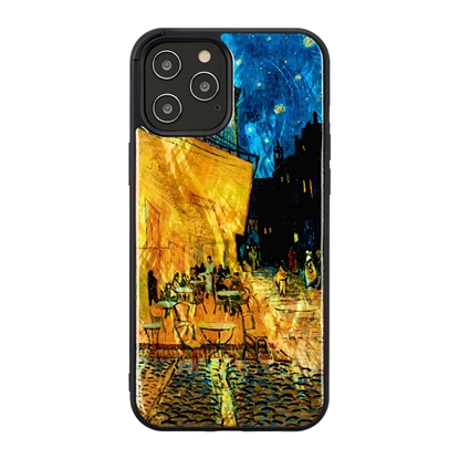 Picture of iKins case for Apple iPhone 12 Pro Max cafe terrace black