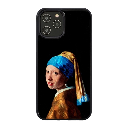 Изображение iKins case for Apple iPhone 12 Pro Max girl with a pearl earring