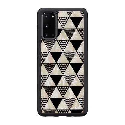 Picture of iKins case for Samsung Galaxy S20 pyramid black