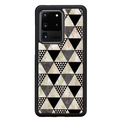 Picture of iKins case for Samsung Galaxy S20 Ultra pyramid black