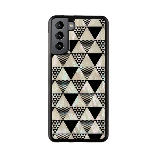 Изображение iKins case for Samsung Galaxy S21+ pyramid black