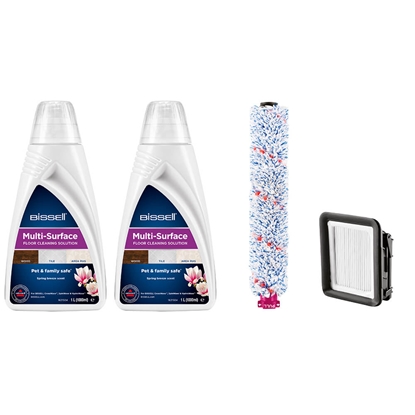 Picture of Bissell | Cleaning Pack | MultiSurface (2xDetergents+Brushroll+Filter)
