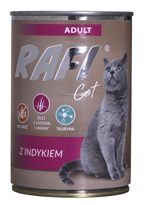 Picture of Dolina Noteci Rafi with turkey - wet cat food - 400g