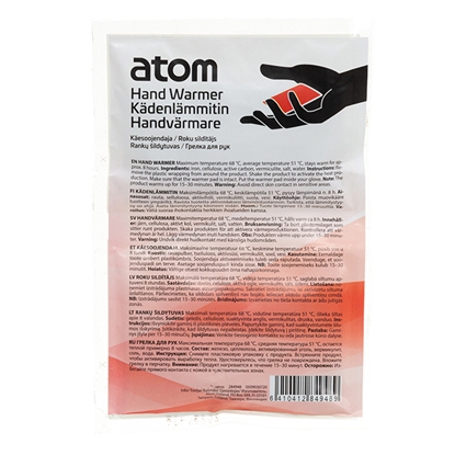 Изображение Plaukstu sildītājs Atom 8h 2gab.