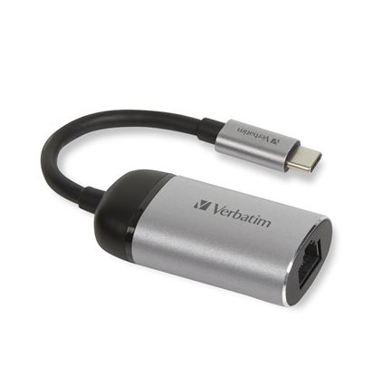 Attēls no Verbatim USB-C auf Gigabit Ethernet Adapt. Kabel 10cm 49146