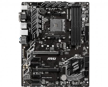 Изображение MSI B450-A PRO MAX motherboard AMD B450 Socket AM4 ATX