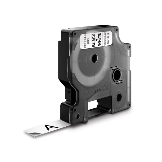 Изображение DYMO D1 Durable - Black on White - 12mm