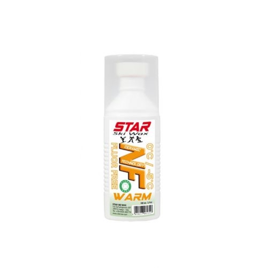 Picture of STAR SKI WAX NF Warm 0/-5°C Fluor Free Sponge Liquid 100ml / 0...-5 °C
