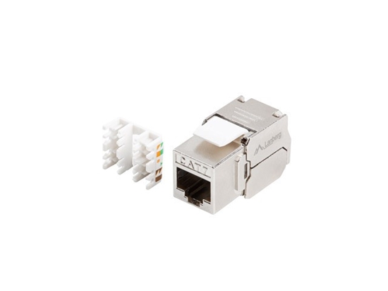 Изображение Lanberg Keystone Modul RJ45 CAT. 7 FTP 180° werkzeuglos