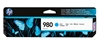 Picture of HP D8J07A ink cartridge cyan No. 980