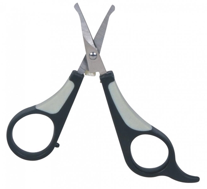 Picture of TRIXIE 2360 pet grooming scissors Black, Grey, Stainless steel Ambidextrous Universal
