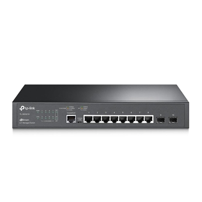 Picture of TP-LINK TL-SG3210 Managed L2 Gigabit Ethernet (10/100/1000) Power over Ethernet (PoE) Black