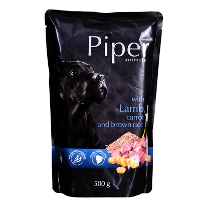 Attēls no Dolina Noteci Piper with lamb, carrot and brown rice - Wet dog food 500 g
