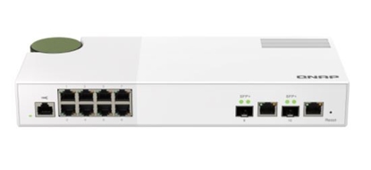 Attēls no QNAP QSW-M2108-2C network switch Managed L2 2.5G Ethernet (100/1000/2500) Grey, White