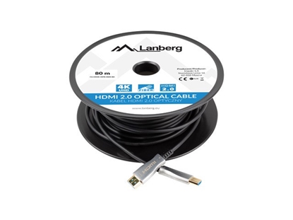Изображение LANBERG HDMI M/M cable 80m optical AOC